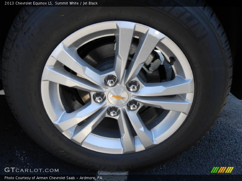 Summit White / Jet Black 2013 Chevrolet Equinox LS