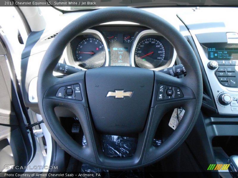 Summit White / Jet Black 2013 Chevrolet Equinox LS