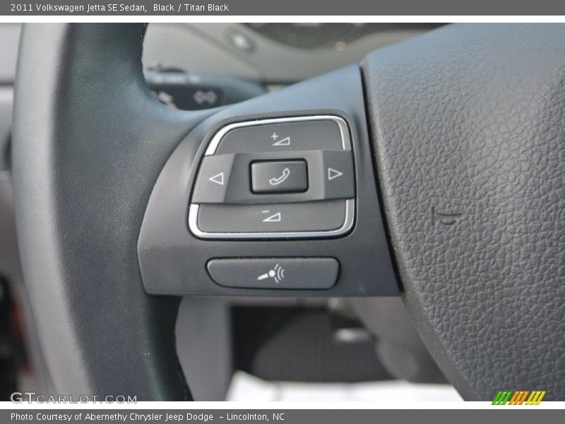 Black / Titan Black 2011 Volkswagen Jetta SE Sedan