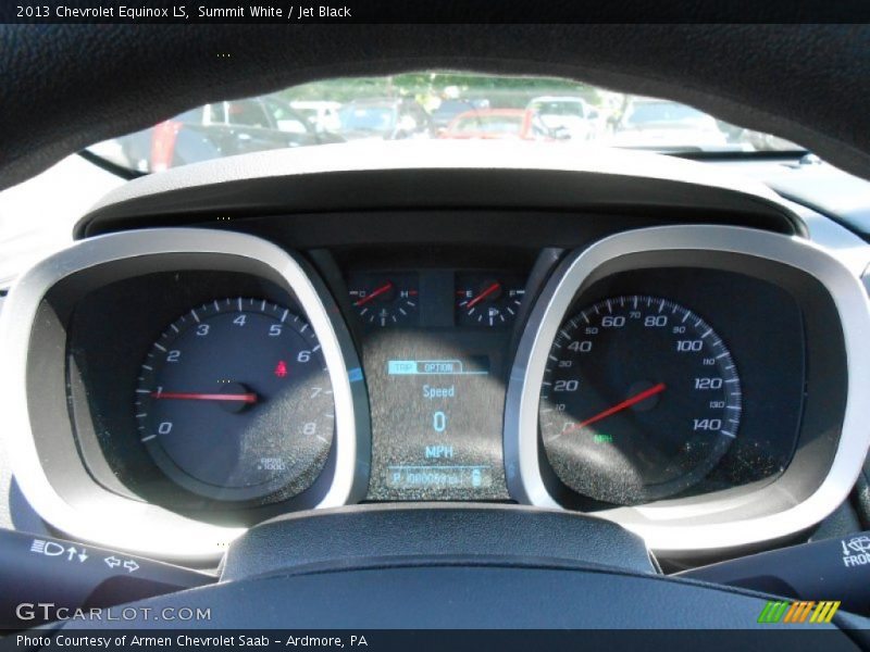 Summit White / Jet Black 2013 Chevrolet Equinox LS