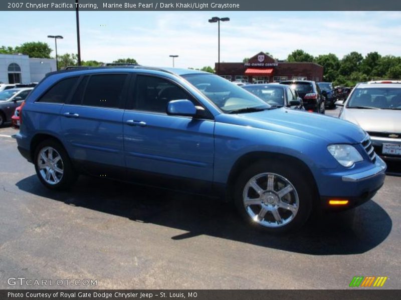 Marine Blue Pearl / Dark Khaki/Light Graystone 2007 Chrysler Pacifica Touring