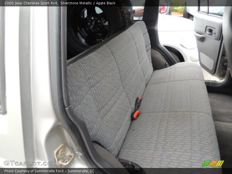 Silverstone Metallic / Agate Black 2000 Jeep Cherokee Sport 4x4