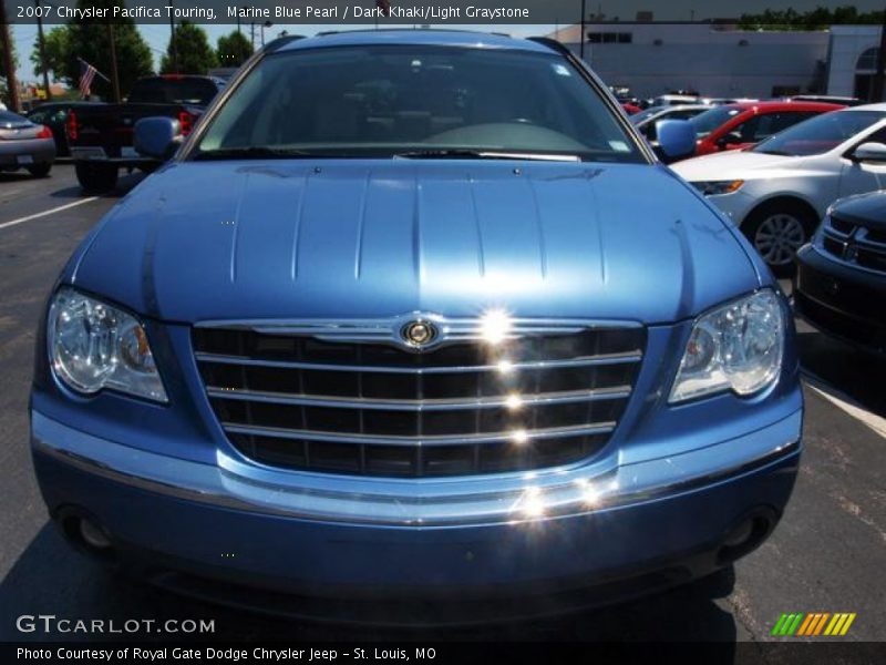 Marine Blue Pearl / Dark Khaki/Light Graystone 2007 Chrysler Pacifica Touring