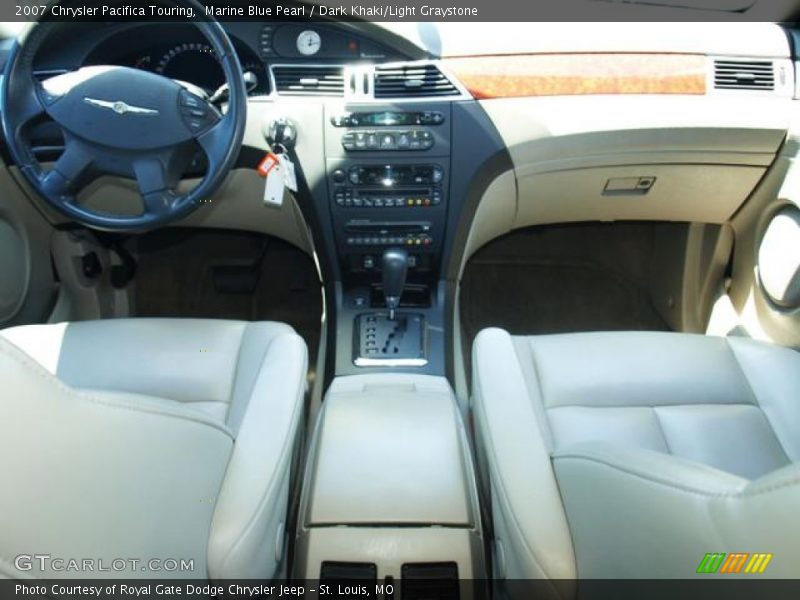 Marine Blue Pearl / Dark Khaki/Light Graystone 2007 Chrysler Pacifica Touring