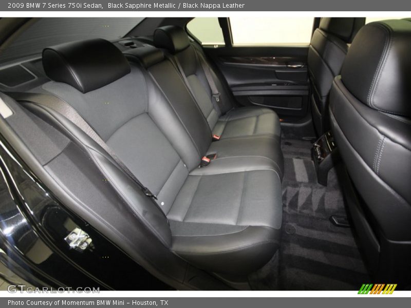Black Sapphire Metallic / Black Nappa Leather 2009 BMW 7 Series 750i Sedan