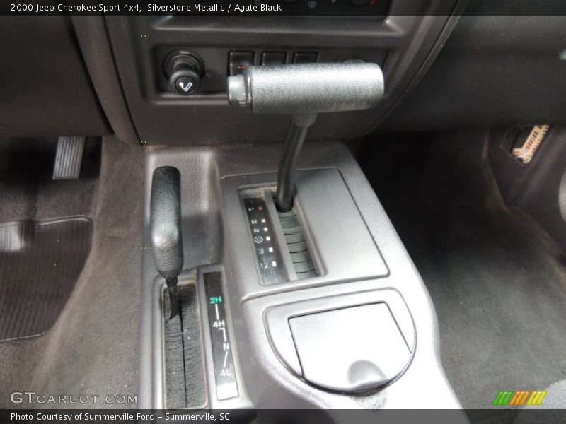 Silverstone Metallic / Agate Black 2000 Jeep Cherokee Sport 4x4