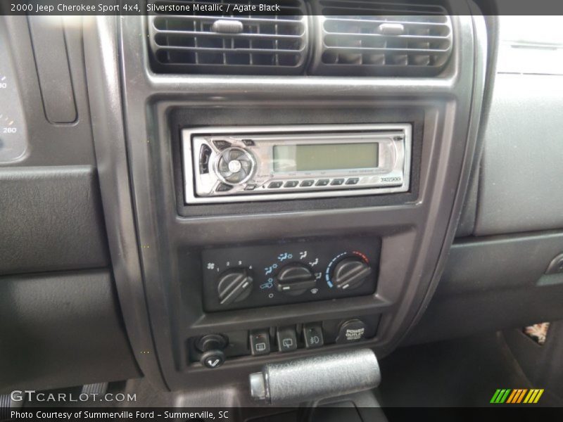 Silverstone Metallic / Agate Black 2000 Jeep Cherokee Sport 4x4