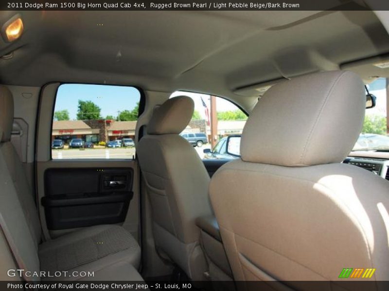 Rugged Brown Pearl / Light Pebble Beige/Bark Brown 2011 Dodge Ram 1500 Big Horn Quad Cab 4x4