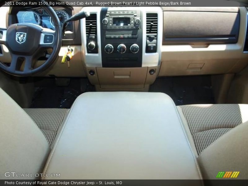 Rugged Brown Pearl / Light Pebble Beige/Bark Brown 2011 Dodge Ram 1500 Big Horn Quad Cab 4x4