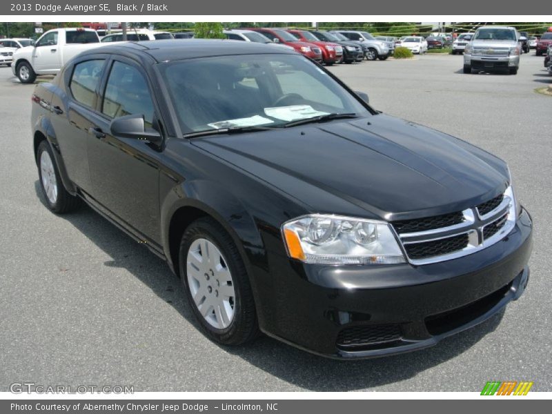 Black / Black 2013 Dodge Avenger SE