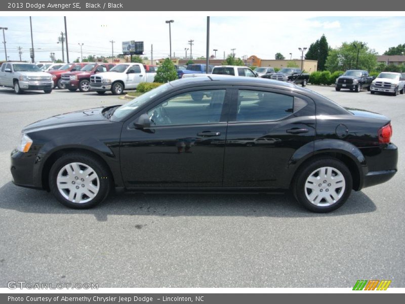 Black / Black 2013 Dodge Avenger SE