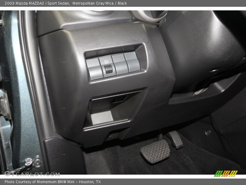 Metropolitan Gray Mica / Black 2009 Mazda MAZDA3 i Sport Sedan
