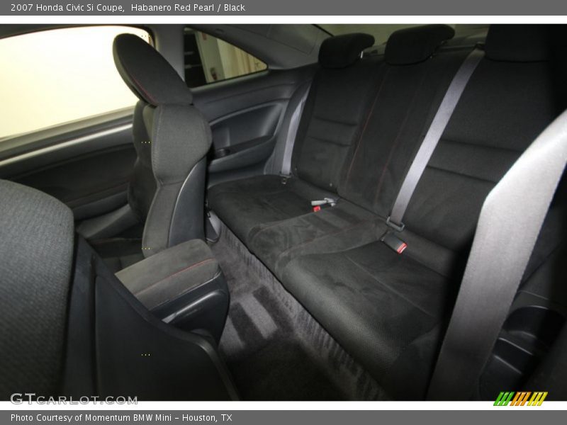 Habanero Red Pearl / Black 2007 Honda Civic Si Coupe