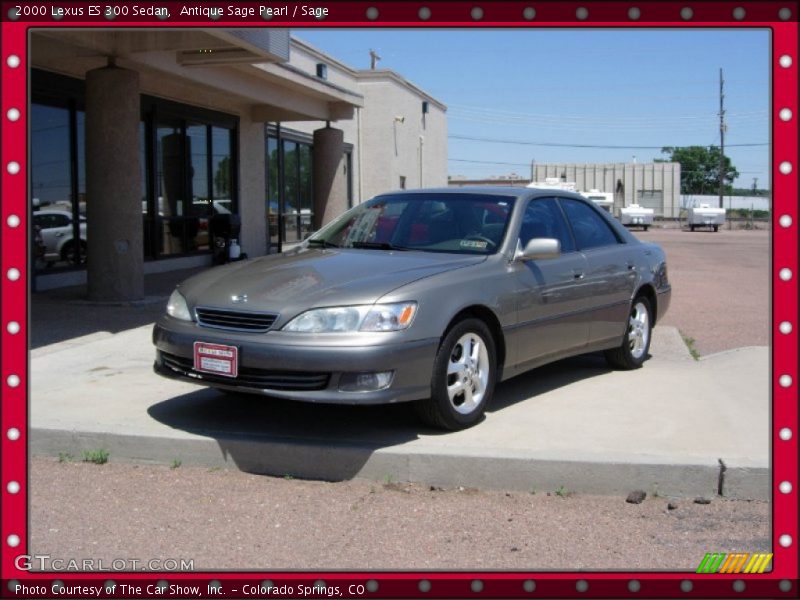 Antique Sage Pearl / Sage 2000 Lexus ES 300 Sedan