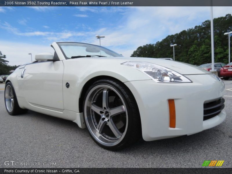 Pikes Peak White Pearl / Frost Leather 2006 Nissan 350Z Touring Roadster