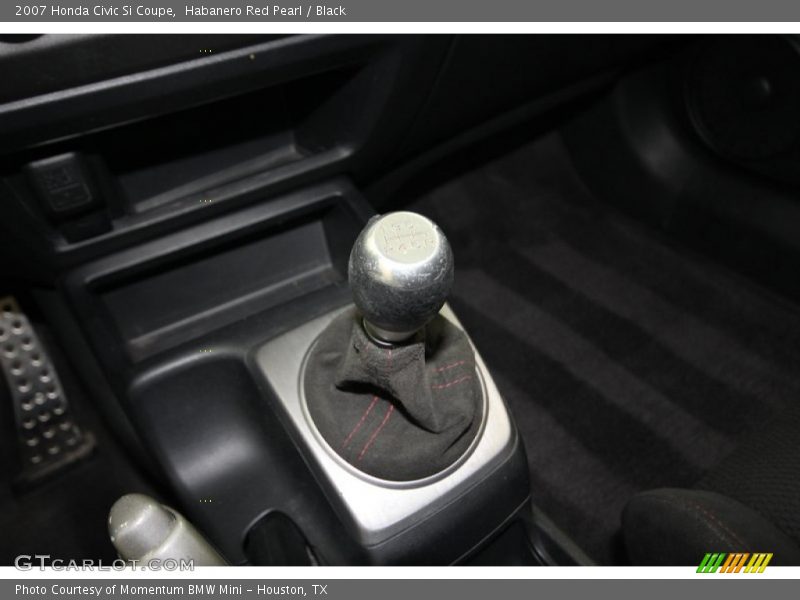 Habanero Red Pearl / Black 2007 Honda Civic Si Coupe