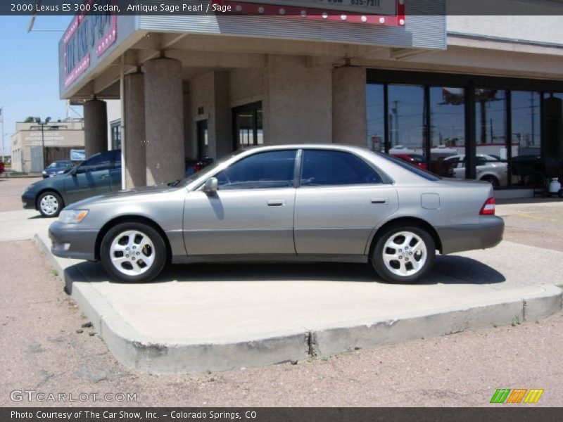 Antique Sage Pearl / Sage 2000 Lexus ES 300 Sedan