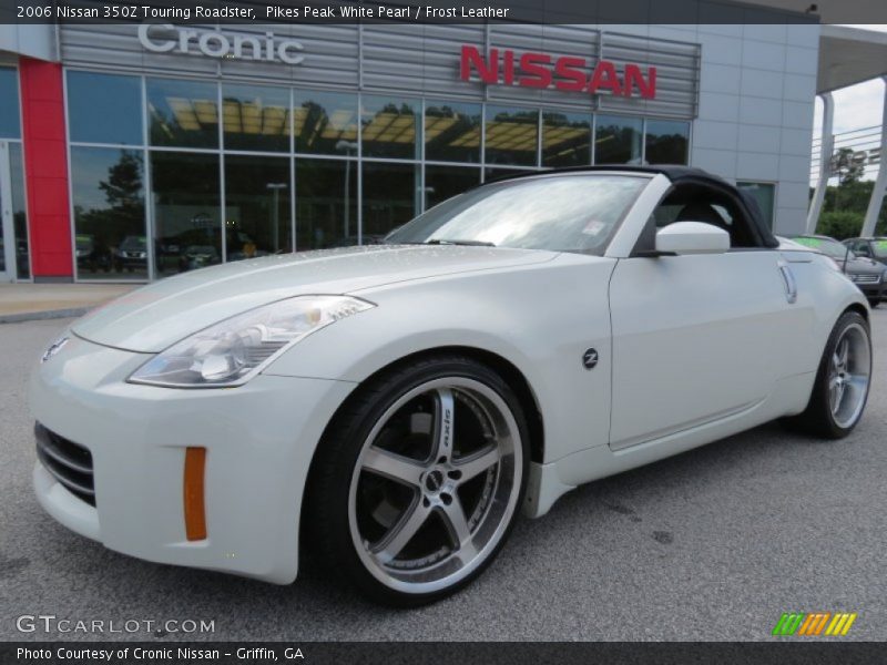 Pikes Peak White Pearl / Frost Leather 2006 Nissan 350Z Touring Roadster