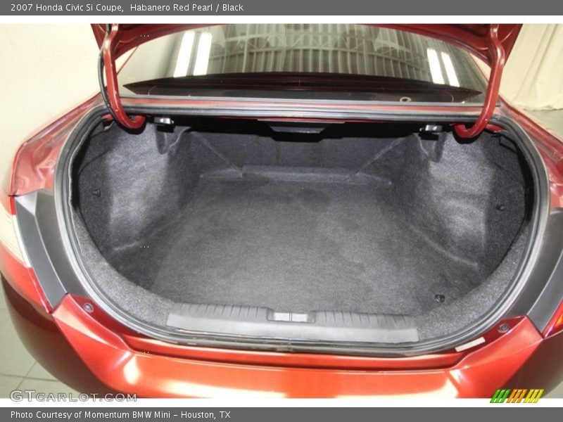 Habanero Red Pearl / Black 2007 Honda Civic Si Coupe
