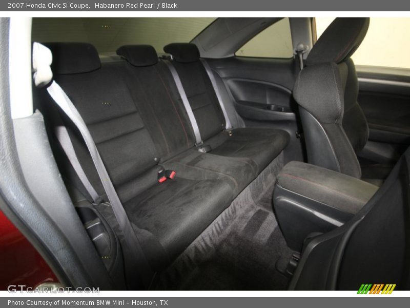 Habanero Red Pearl / Black 2007 Honda Civic Si Coupe