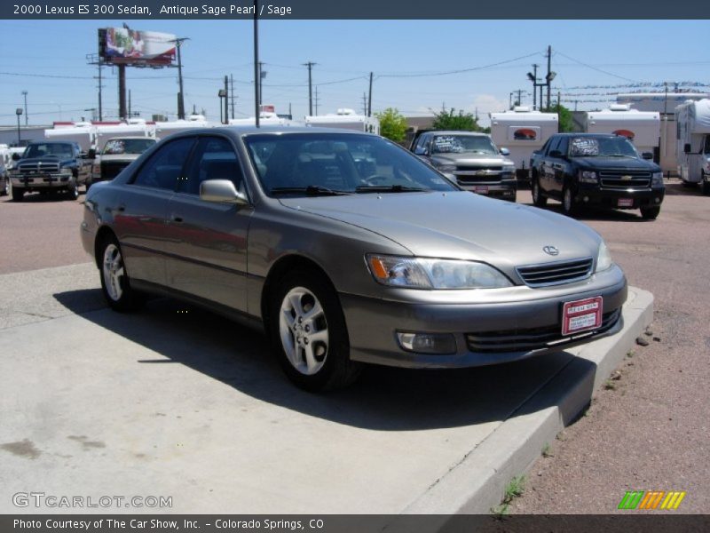 Antique Sage Pearl / Sage 2000 Lexus ES 300 Sedan