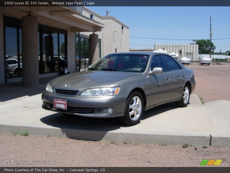 Antique Sage Pearl / Sage 2000 Lexus ES 300 Sedan