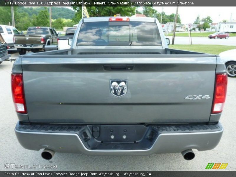 Mineral Gray Metallic / Dark Slate Gray/Medium Graystone 2012 Dodge Ram 1500 Express Regular Cab 4x4