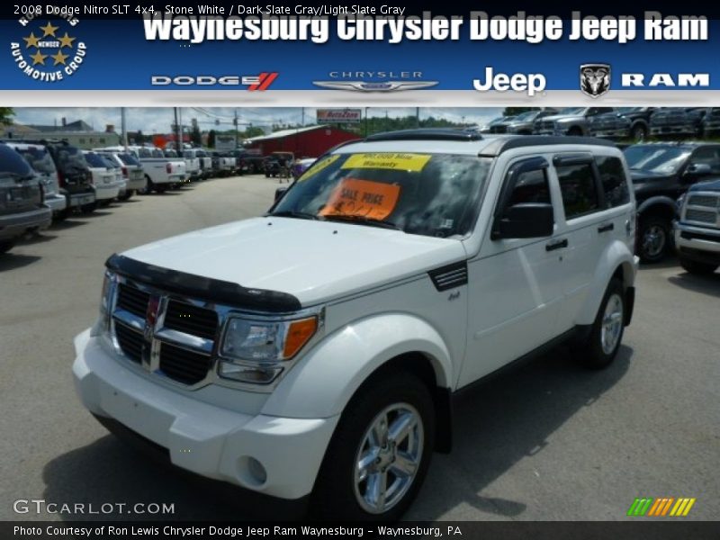Stone White / Dark Slate Gray/Light Slate Gray 2008 Dodge Nitro SLT 4x4