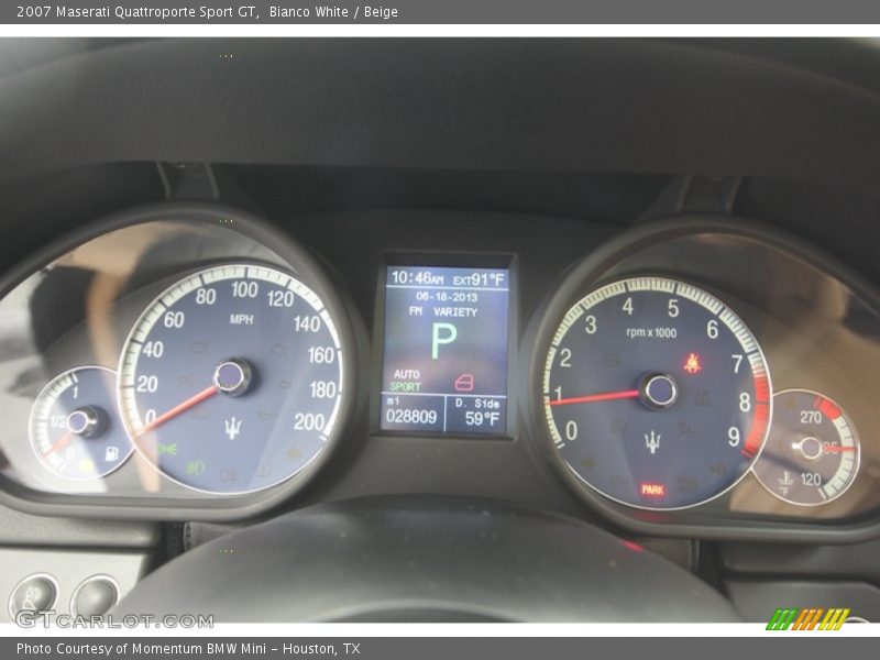 Bianco White / Beige 2007 Maserati Quattroporte Sport GT