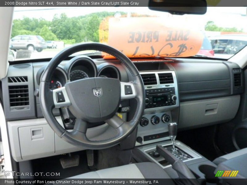 Stone White / Dark Slate Gray/Light Slate Gray 2008 Dodge Nitro SLT 4x4