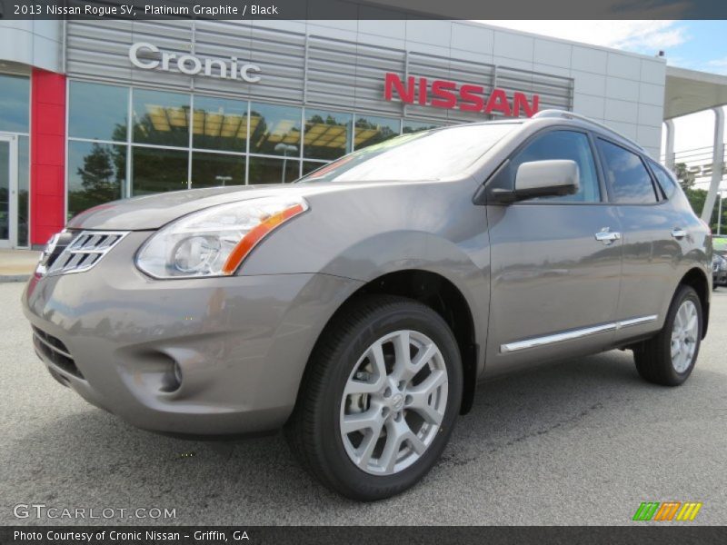 Platinum Graphite / Black 2013 Nissan Rogue SV