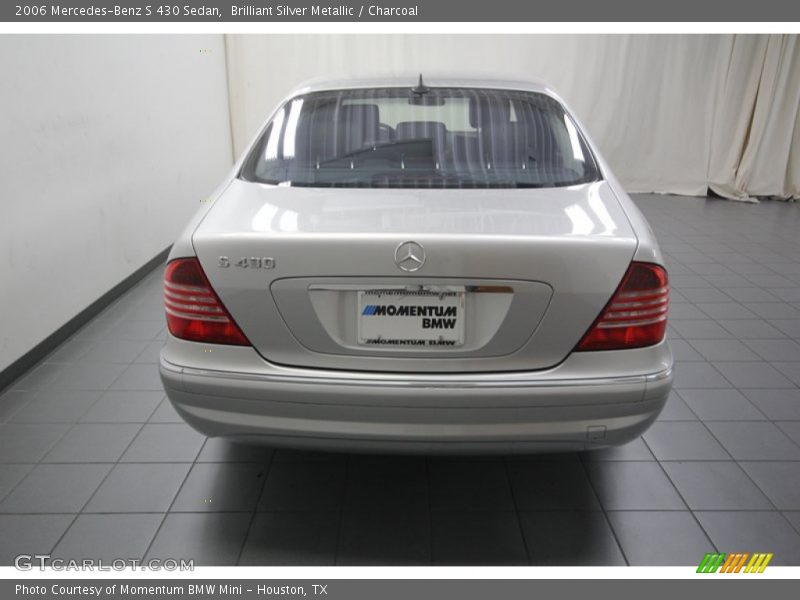 Brilliant Silver Metallic / Charcoal 2006 Mercedes-Benz S 430 Sedan