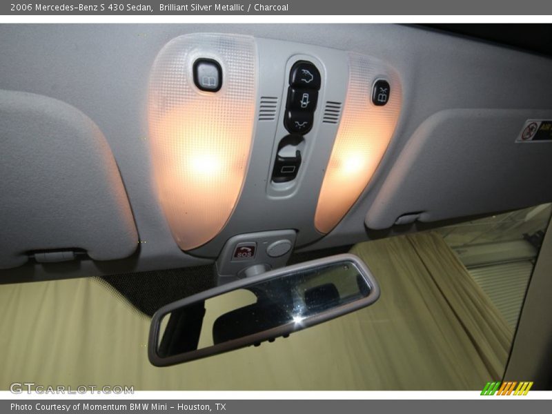 Brilliant Silver Metallic / Charcoal 2006 Mercedes-Benz S 430 Sedan