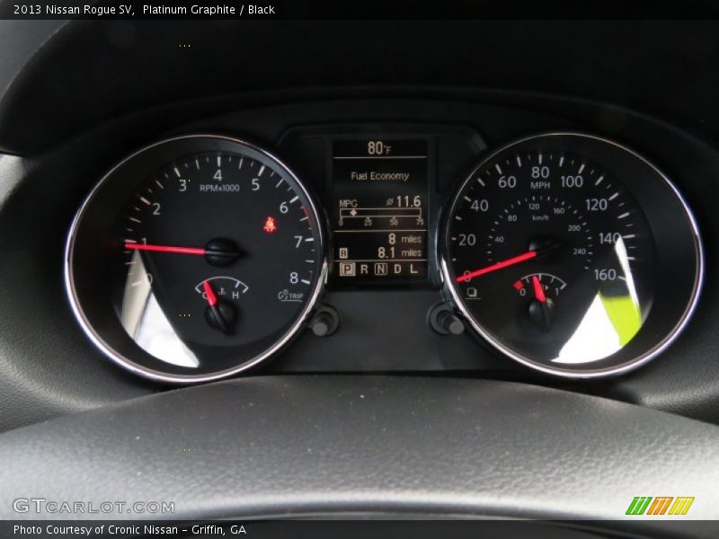 Platinum Graphite / Black 2013 Nissan Rogue SV