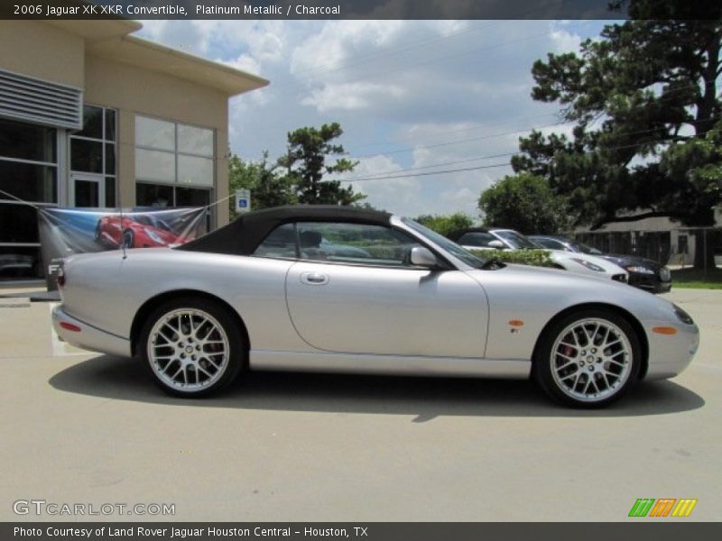 Platinum Metallic / Charcoal 2006 Jaguar XK XKR Convertible