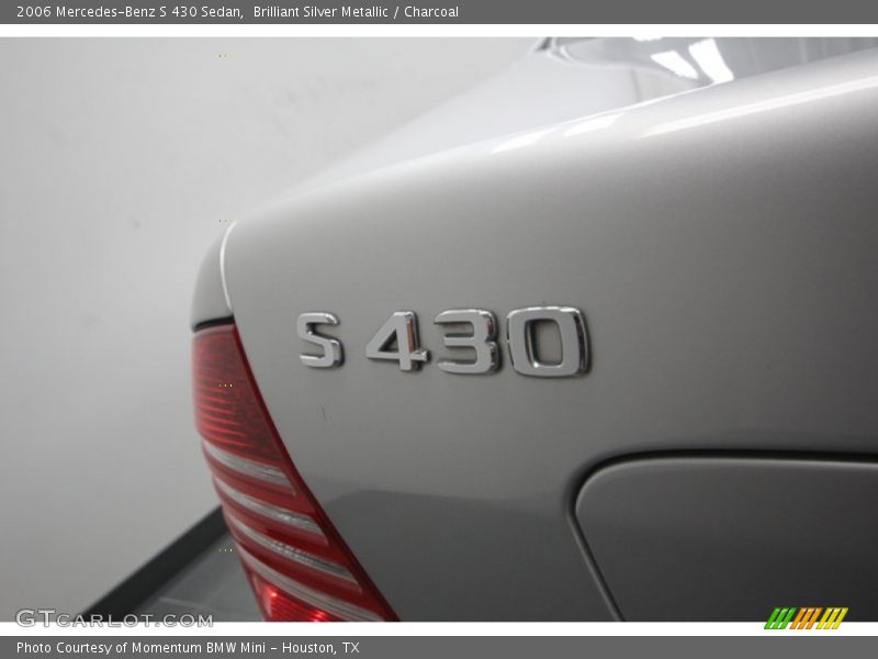Brilliant Silver Metallic / Charcoal 2006 Mercedes-Benz S 430 Sedan