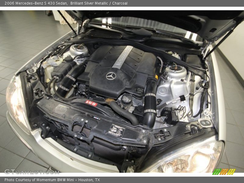 Brilliant Silver Metallic / Charcoal 2006 Mercedes-Benz S 430 Sedan