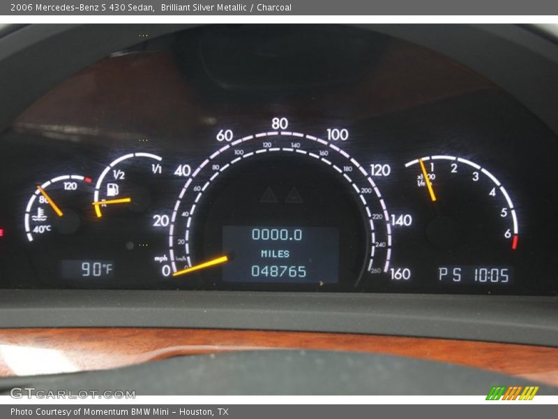 Brilliant Silver Metallic / Charcoal 2006 Mercedes-Benz S 430 Sedan