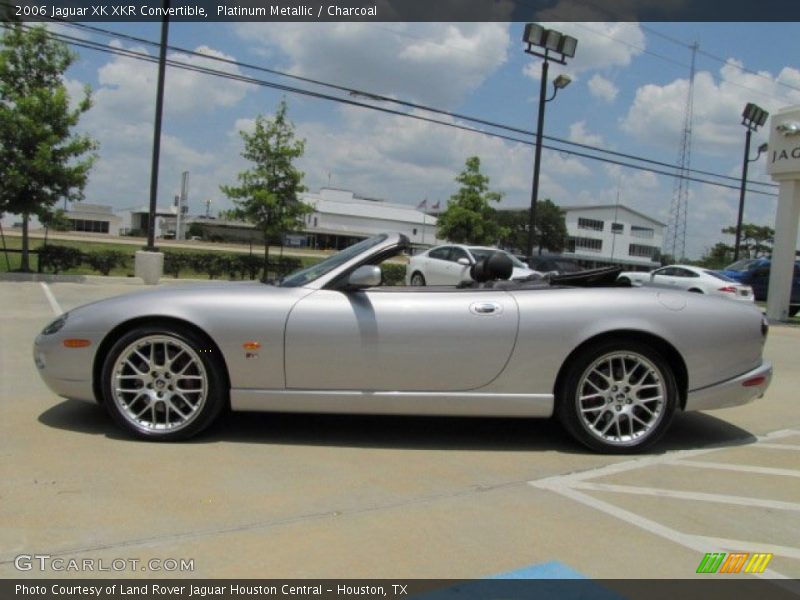 Platinum Metallic / Charcoal 2006 Jaguar XK XKR Convertible