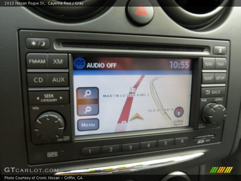 Cayenne Red / Gray 2013 Nissan Rogue SV