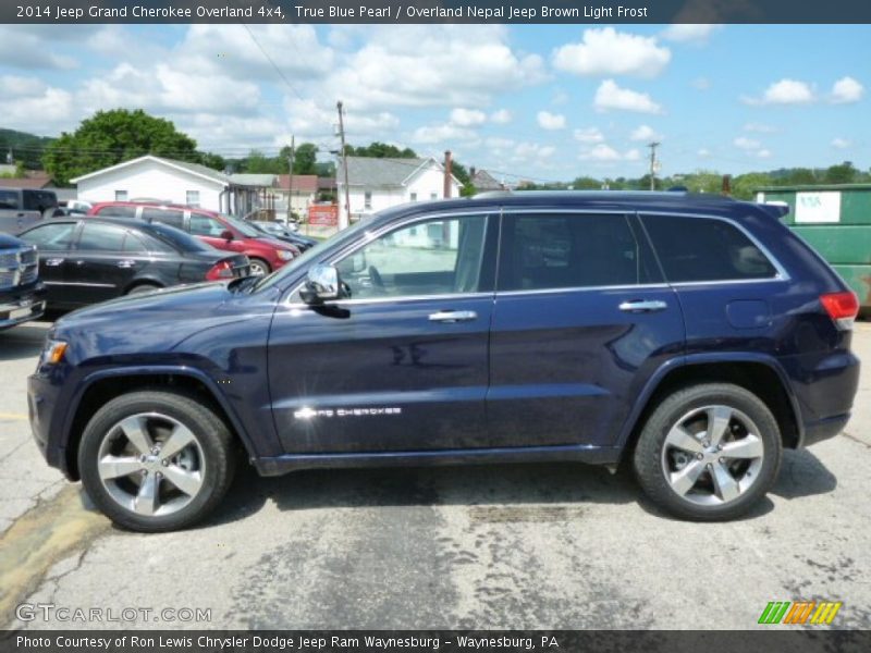  2014 Grand Cherokee Overland 4x4 True Blue Pearl