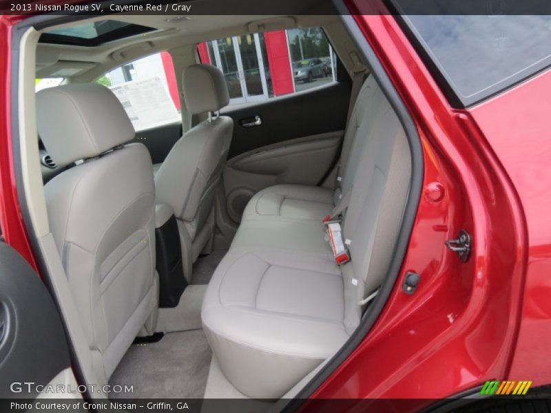 Cayenne Red / Gray 2013 Nissan Rogue SV