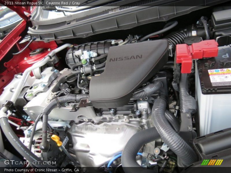 Cayenne Red / Gray 2013 Nissan Rogue SV