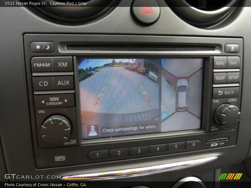 Cayenne Red / Gray 2013 Nissan Rogue SV