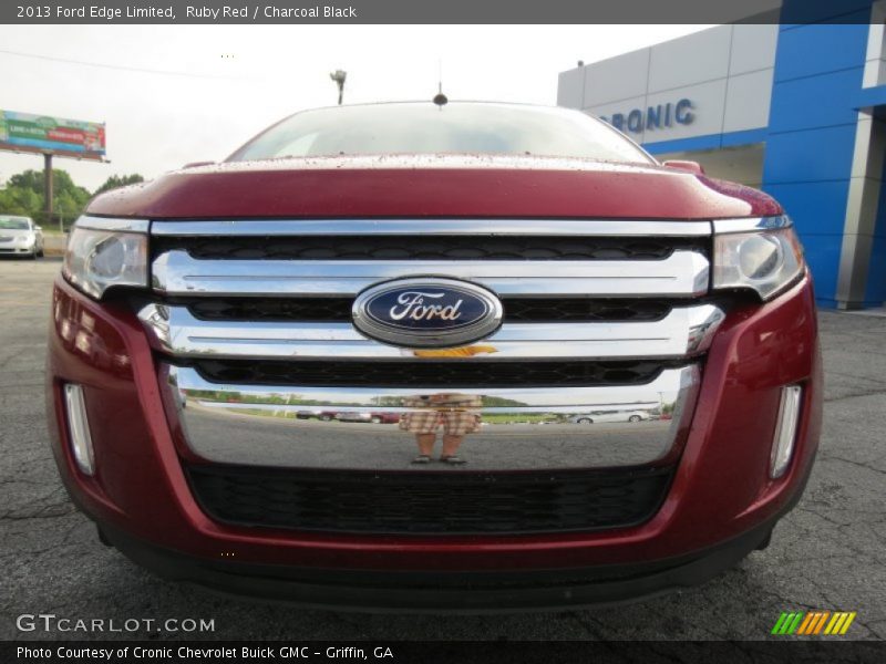 Ruby Red / Charcoal Black 2013 Ford Edge Limited