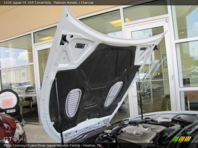 Platinum Metallic / Charcoal 2006 Jaguar XK XKR Convertible