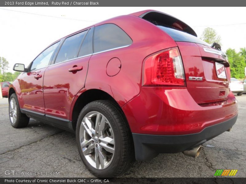 Ruby Red / Charcoal Black 2013 Ford Edge Limited