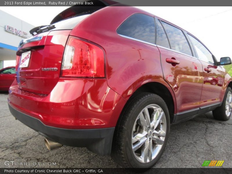 Ruby Red / Charcoal Black 2013 Ford Edge Limited