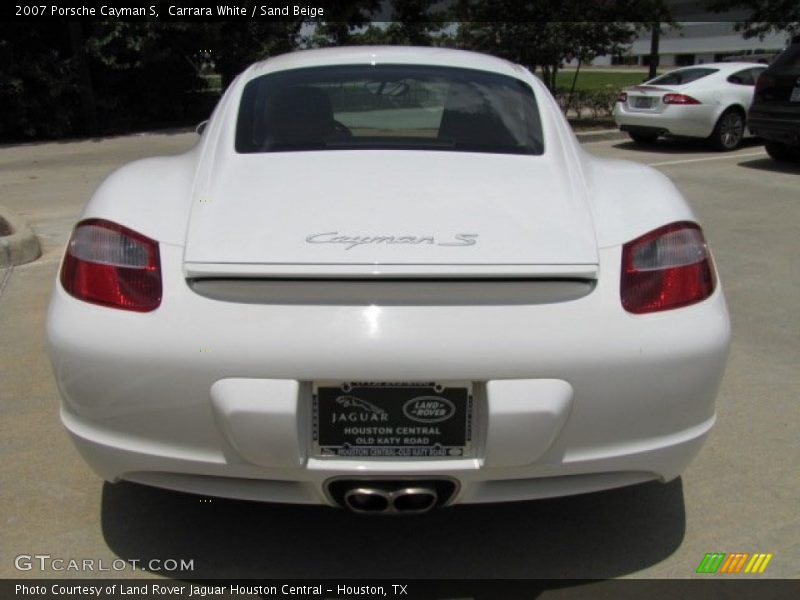 Carrara White / Sand Beige 2007 Porsche Cayman S