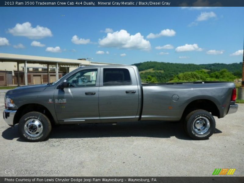  2013 3500 Tradesman Crew Cab 4x4 Dually Mineral Gray Metallic